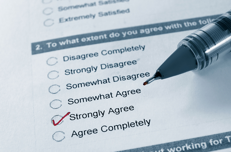 Evidence-Based Survey Design: “Strongly Agree” on the Left or Right Side of the Likert Scale?  