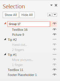 Toolbox Tip: Use PowerPoint’s Selection Pane to Organize Objects on a Slide-1b938dedb756bc57753b81be1b6271e3c9c48bc136db37ba41a79fb3f21c2c48