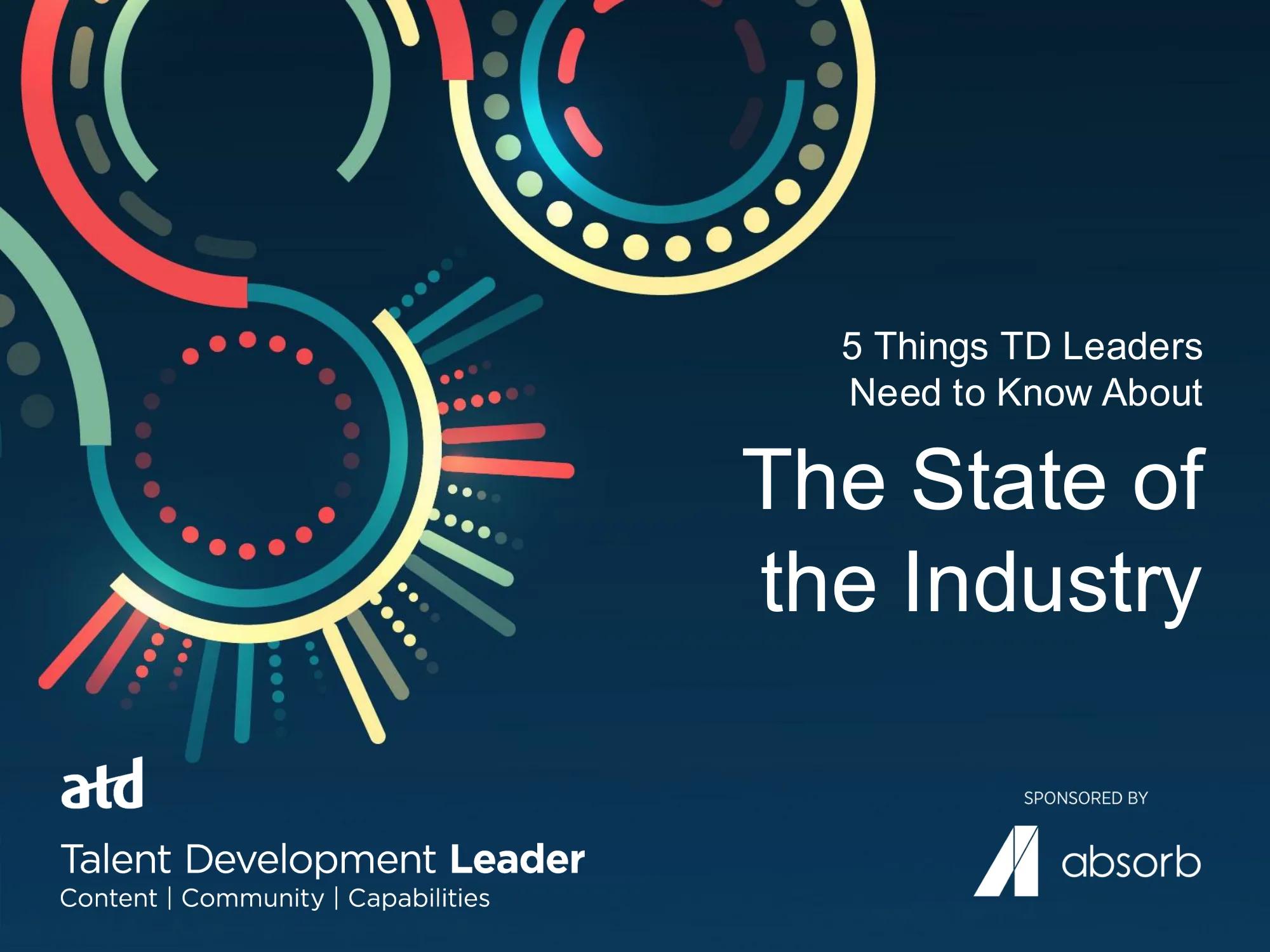 ATD SOIR 2025 - Talent Development Benchmarks and Trends