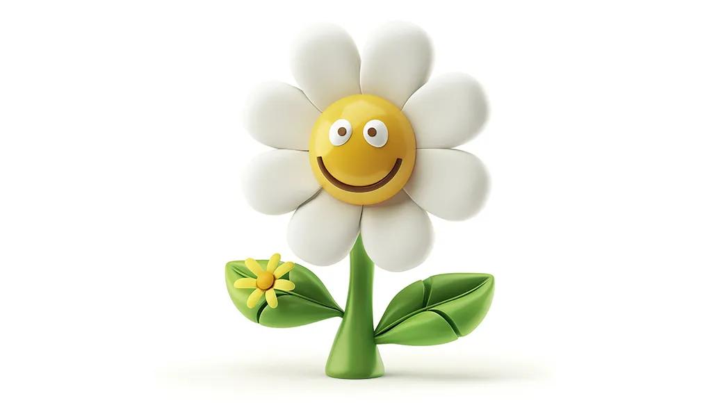 A smiling daisy.