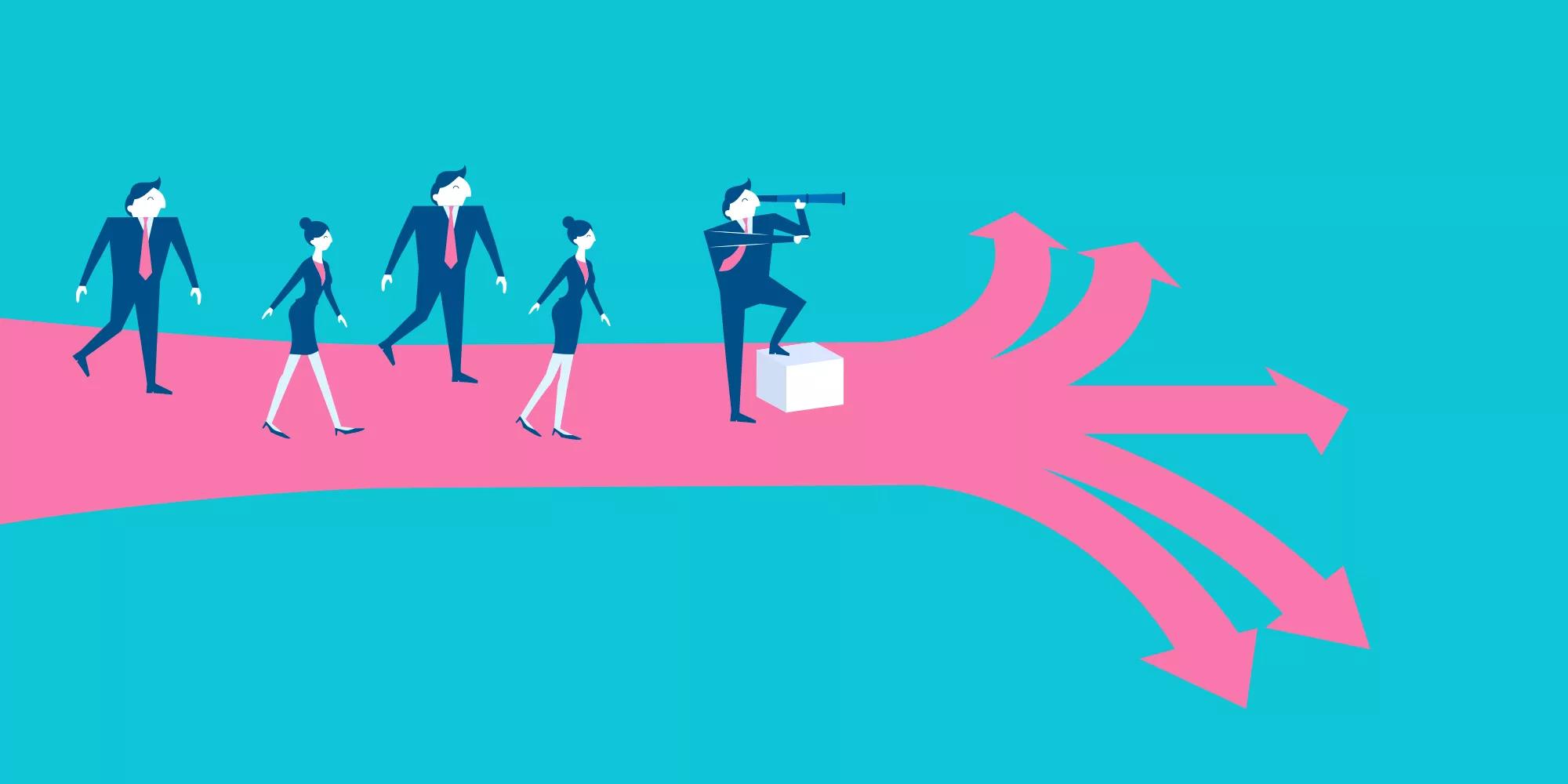 business leadership concept