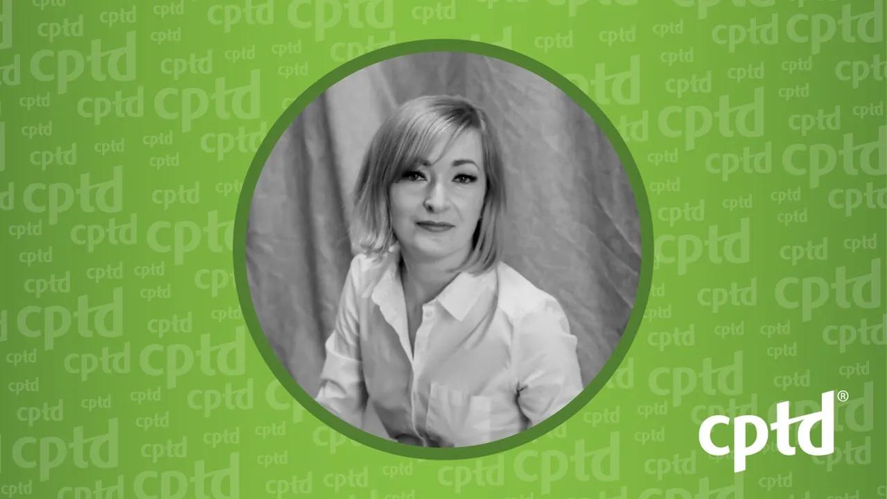 Headshot of Olga Gavrilova for the certificant profile blog